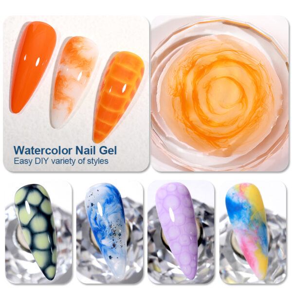 Clear Blooming Gel Polish 15ml - Image 6