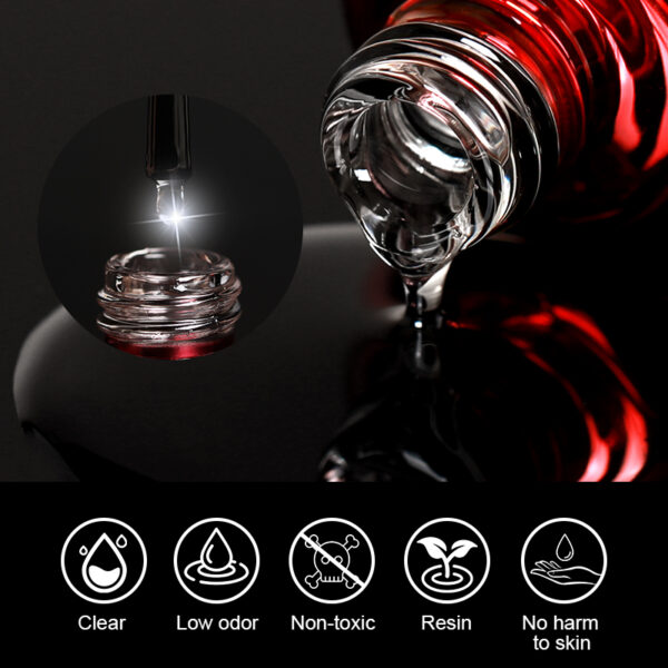 Clear Blooming Gel Polish 15ml - Image 5