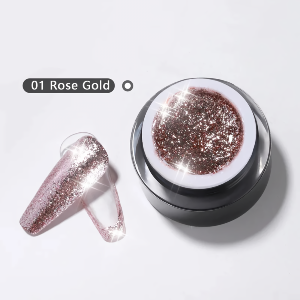 High Flash Glitter Gel Nail Polish Set - Image 4