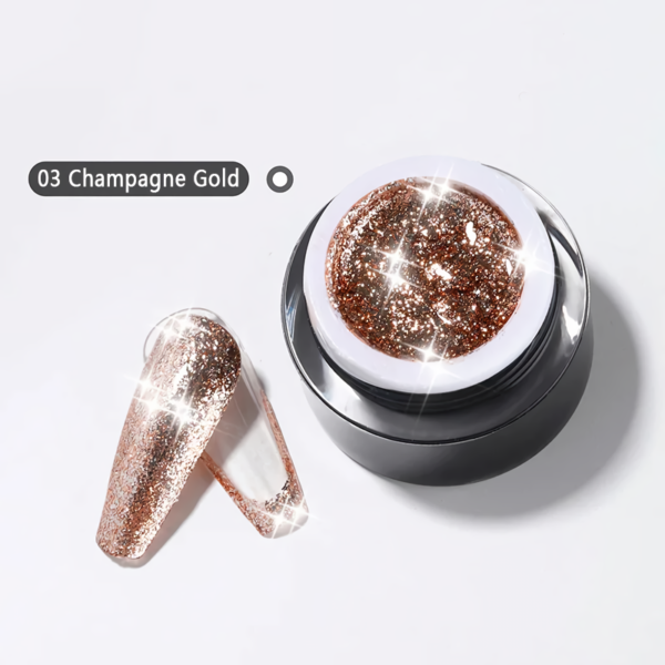 High Flash Glitter Gel Nail Polish Set - Image 6