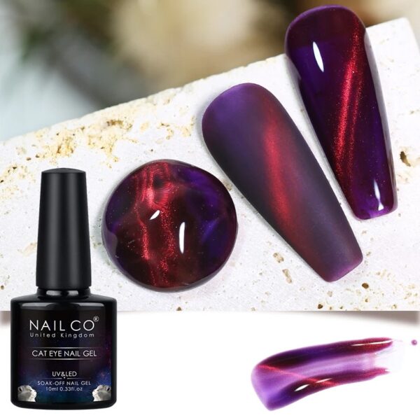 Crystal Cat Eye Magnetic Gel Nail Polish - Image 5