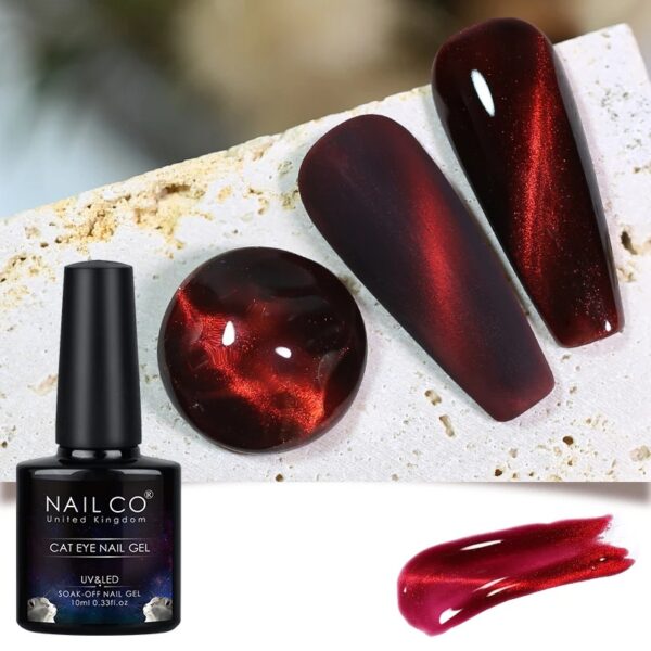 Crystal Cat Eye Magnetic Gel Nail Polish - Image 4