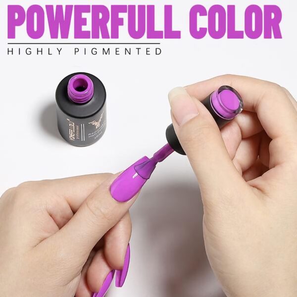 Violet Gel Nail Polish - Image 5