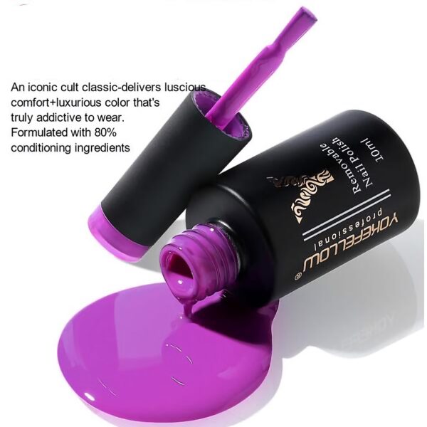 Violet Gel Nail Polish - Image 4
