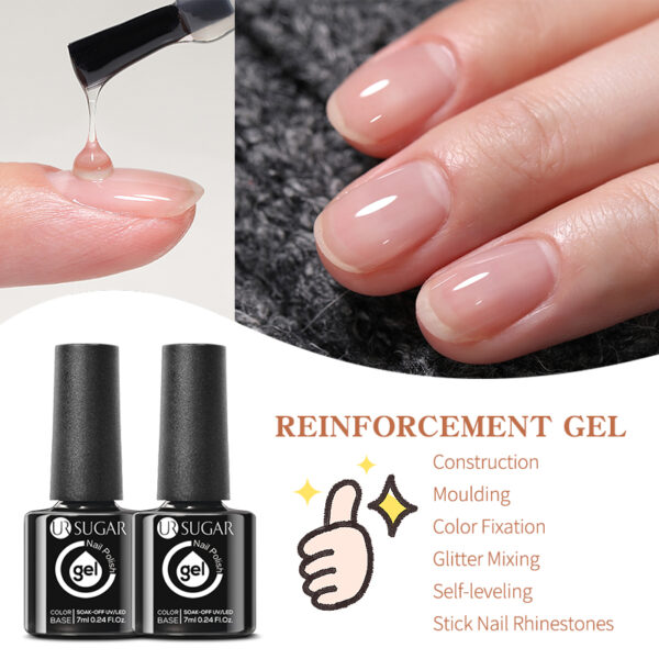7ml Gel Nail Polish Reinforcement & Top Coat - Image 3
