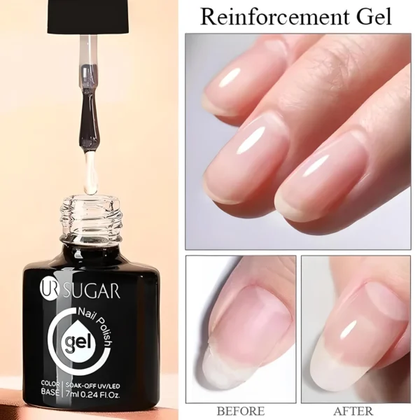 7ml Gel Nail Polish Reinforcement & Top Coat - Image 2