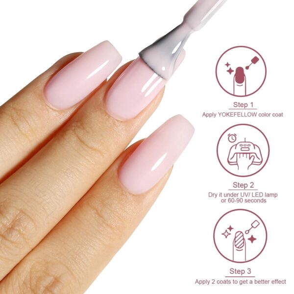 Nude Gel Nail Polish - Image 3