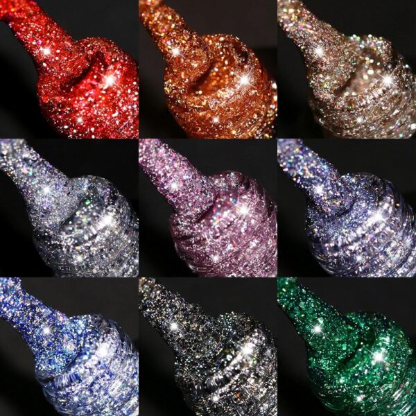10ML Reflective Glitter Gel Nail Polish - Image 6