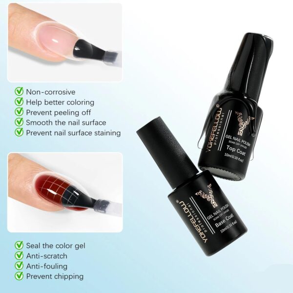 6Pcs Gel Nail Polish Set - Image 3