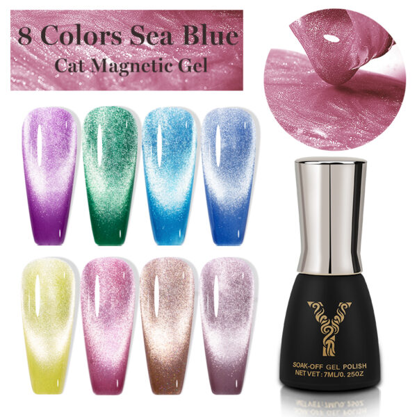 Cat Magnetic Glitter Gel Nail Polish - Image 2