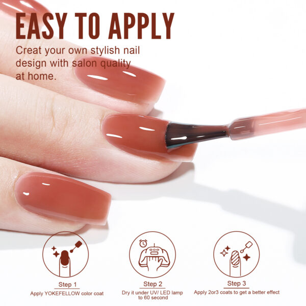Jelly Gel Nail Polish - Image 5