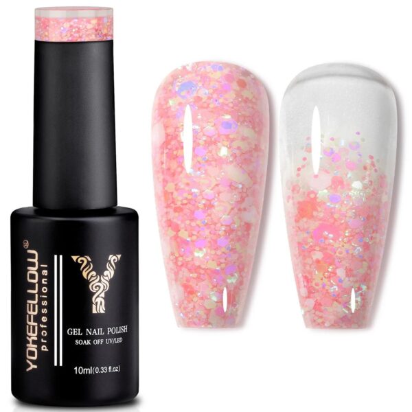 Glitter Sequins Gel Nail Polish - Image 6