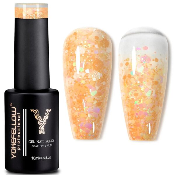 Glitter Sequins Gel Nail Polish - Image 3