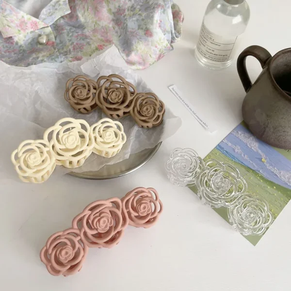 Elegant Rose Hairpin - Image 4