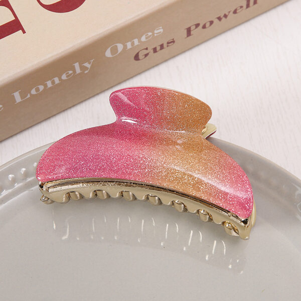 Fashion Large Acrylic Gradient Hair Claw - Image 6