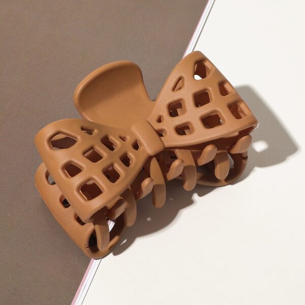 Striped Bow Tie Hairpin Barrettes - Image 5