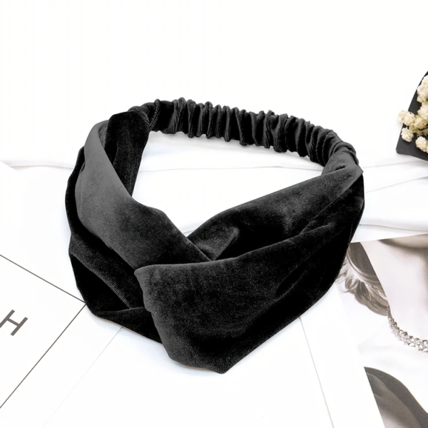 Turban Solid Headband for Women - Image 5