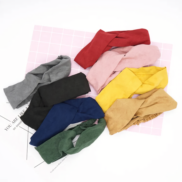 Turban Solid Headband for Women - Image 3