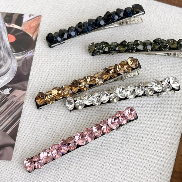Super Flash Colorful Rhinestone Hair Clips - Image 5