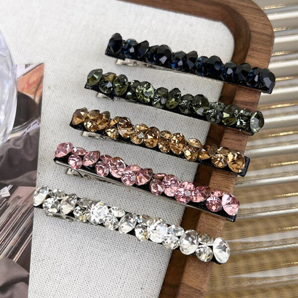 Super Flash Colorful Rhinestone Hair Clips - Image 4