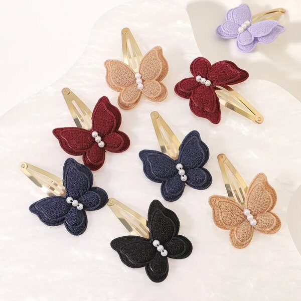 2pcs Butterfly Hair Clips for Girls - Image 6