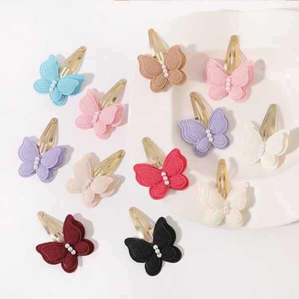 2pcs Butterfly Hair Clips for Girls - Image 4