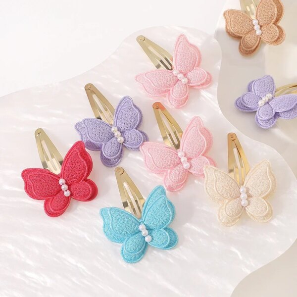 2pcs Butterfly Hair Clips for Girls - Image 3