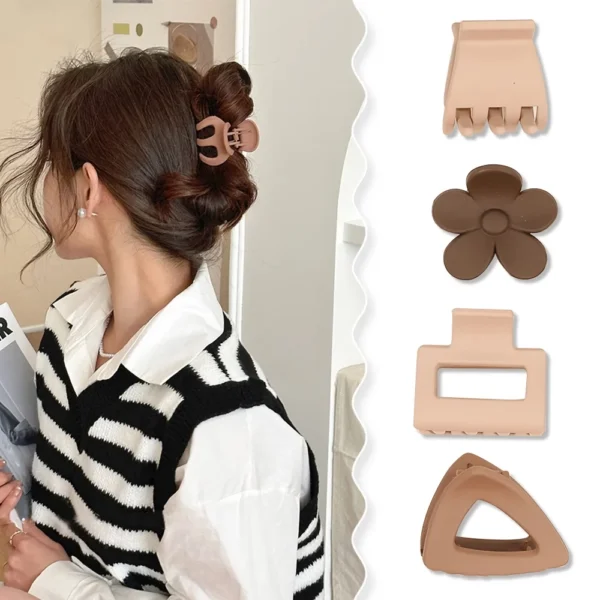 Coffee Color Three-piece Hairpin Set - Image 2