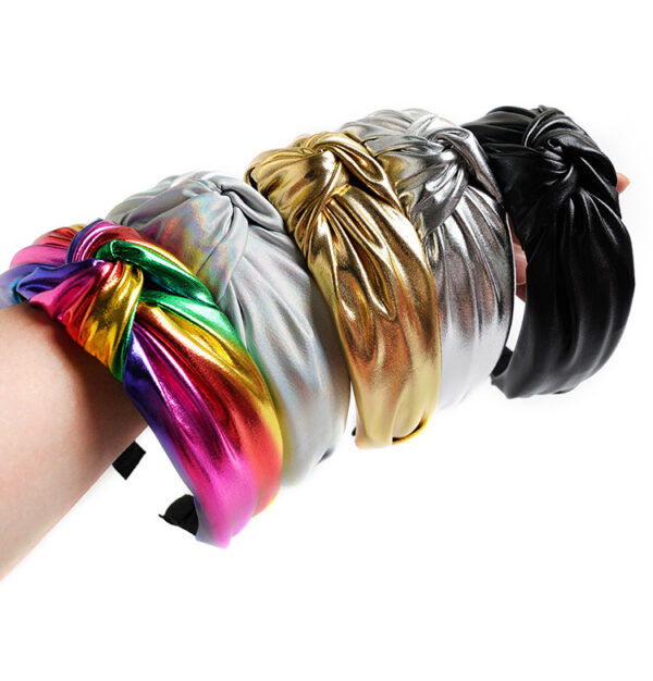 Shiny Cross Cloth Hairpin - Image 4