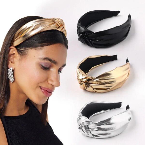 Shiny Cross Cloth Hairpin - Image 2