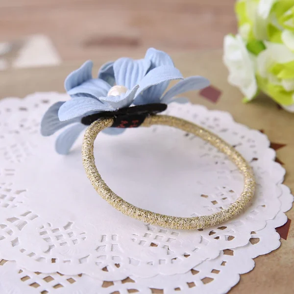 Fashion Floral Elastic Hair Rope - Image 4