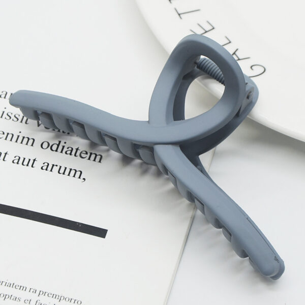 Stylish Frosted Cross Geometry Hairpin for Women - Image 4