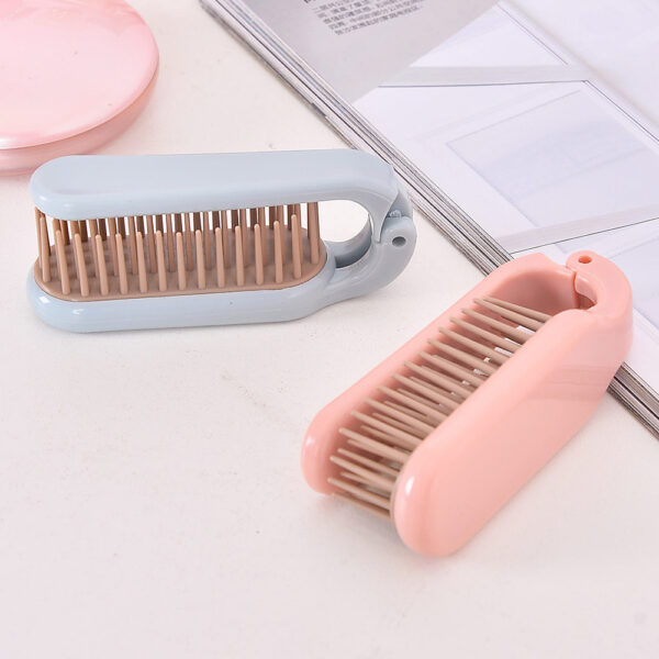 Compact Foldable Detangling Hair Brush & Scalp Massager - Image 6