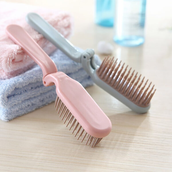 Compact Foldable Detangling Hair Brush & Scalp Massager - Image 4