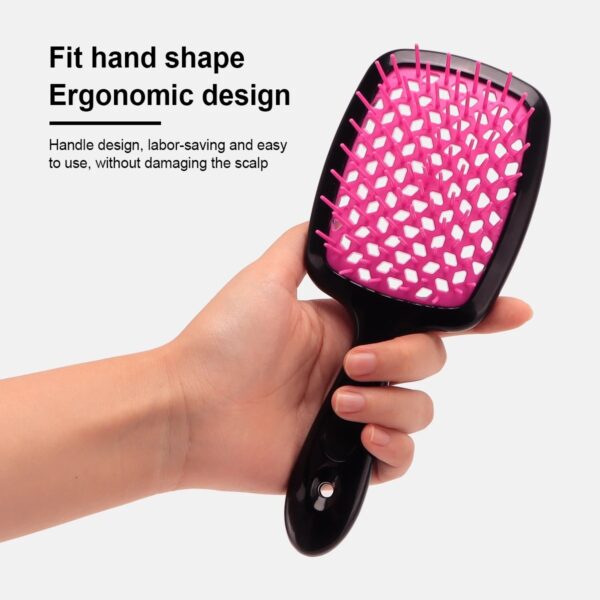 Wide Teeth Air Cushion Scalp Massage Comb - Image 3