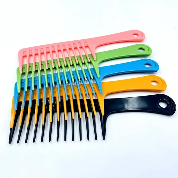 Heat Resistant Wide Tooth Comb for Smooth, Curly Hair - Image 3