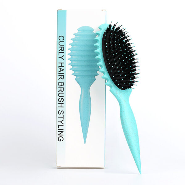 Curl Defining Boar Bristle Detangling Hair Brush - Image 5