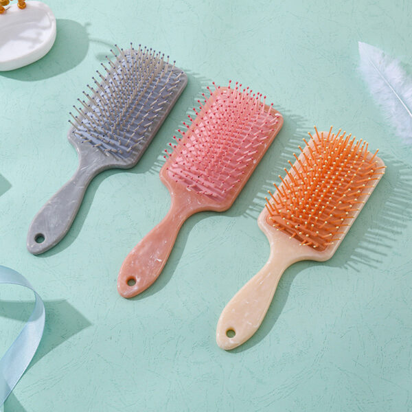 Marble Air Cushion Scalp Massage Hairbrush - Image 3