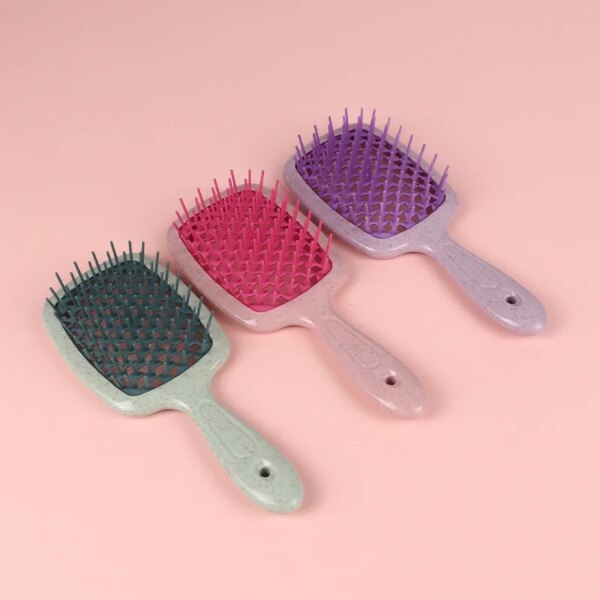 Square Grid Hollow-out Massage Comb - Image 5
