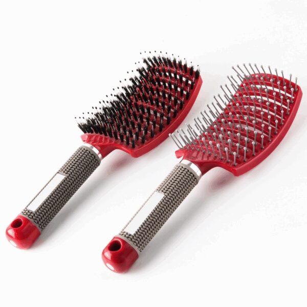 Curved Bristle Massage Comb - Image 3