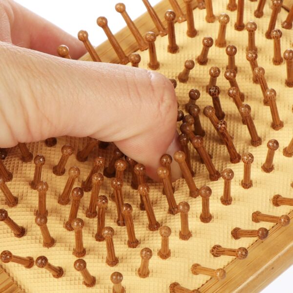 Wooden Bamboo Paddle Cushion Hair Brush - Image 8