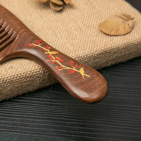 Natural Sandalwood Comb - Image 4