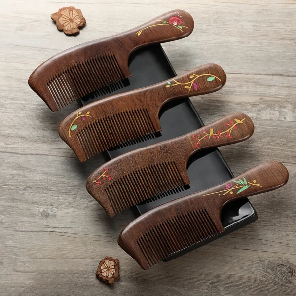 Natural Sandalwood Comb - Image 2