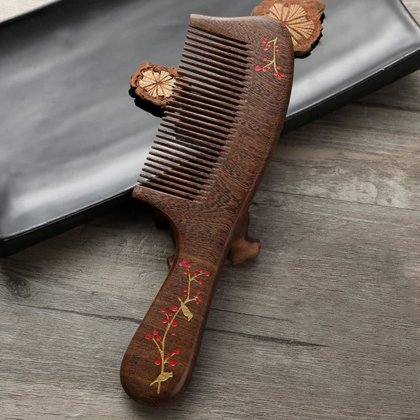 Natural Sandalwood Comb - Image 3