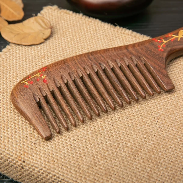 Natural Sandalwood Comb - Image 5