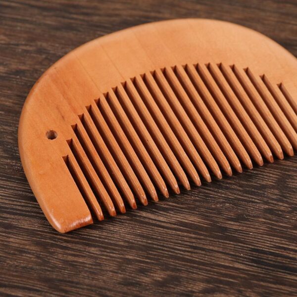 Portable Wooden Hair and Beard Comb - Image 3