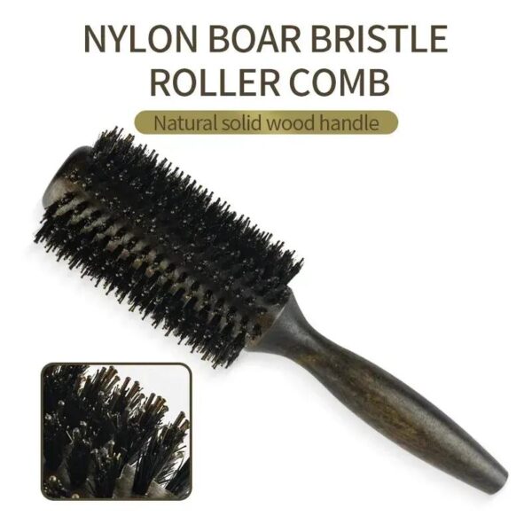 Professional Boar Bristle Round Hair Brush - Image 5