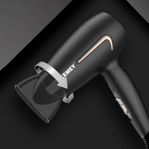 Portable Professional 1800W Foldable Hair Dryer with Low Noise - Image 3
