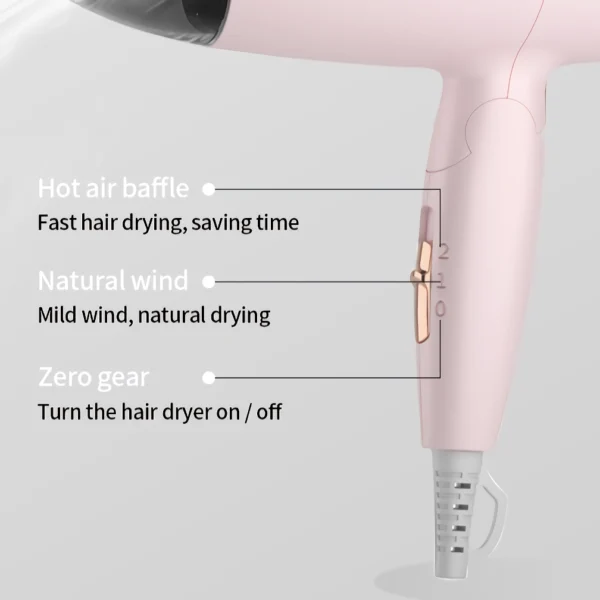 Compact Foldable Hair Dryer for Travel and Student Use - Image 6