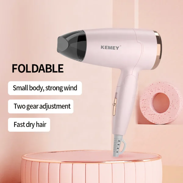 Compact Foldable Hair Dryer for Travel and Student Use - Image 4